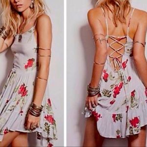 Free people intimately floral slip dress XS